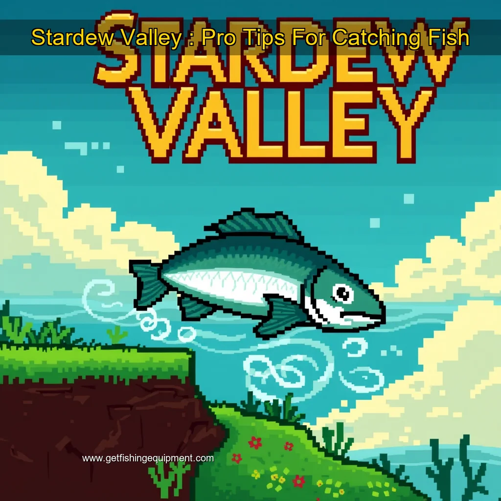 You are currently viewing Stardew Valley : Pro Tips For Catching Fish