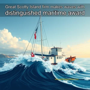 Read more about the article Great Scotty  Island firm makes waves with distinguished maritime award