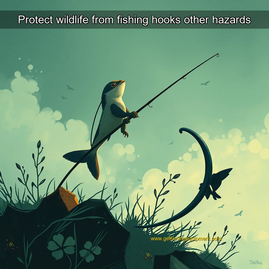 You are currently viewing Protect wildlife from fishing hooks  other hazards