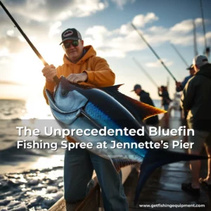 Artistic representation for The Unprecedented Bluefin Fishing Spree at Jennette’s Pier